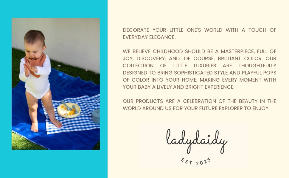 Baby with Ladydaidy plate